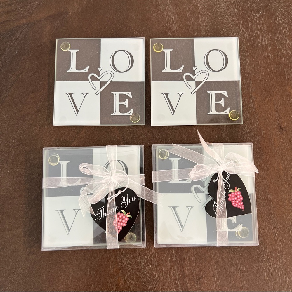 Love Coasters Set of 6